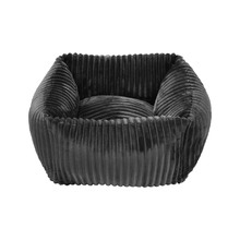 Ascher Plush Corduroy Square Dog Bed